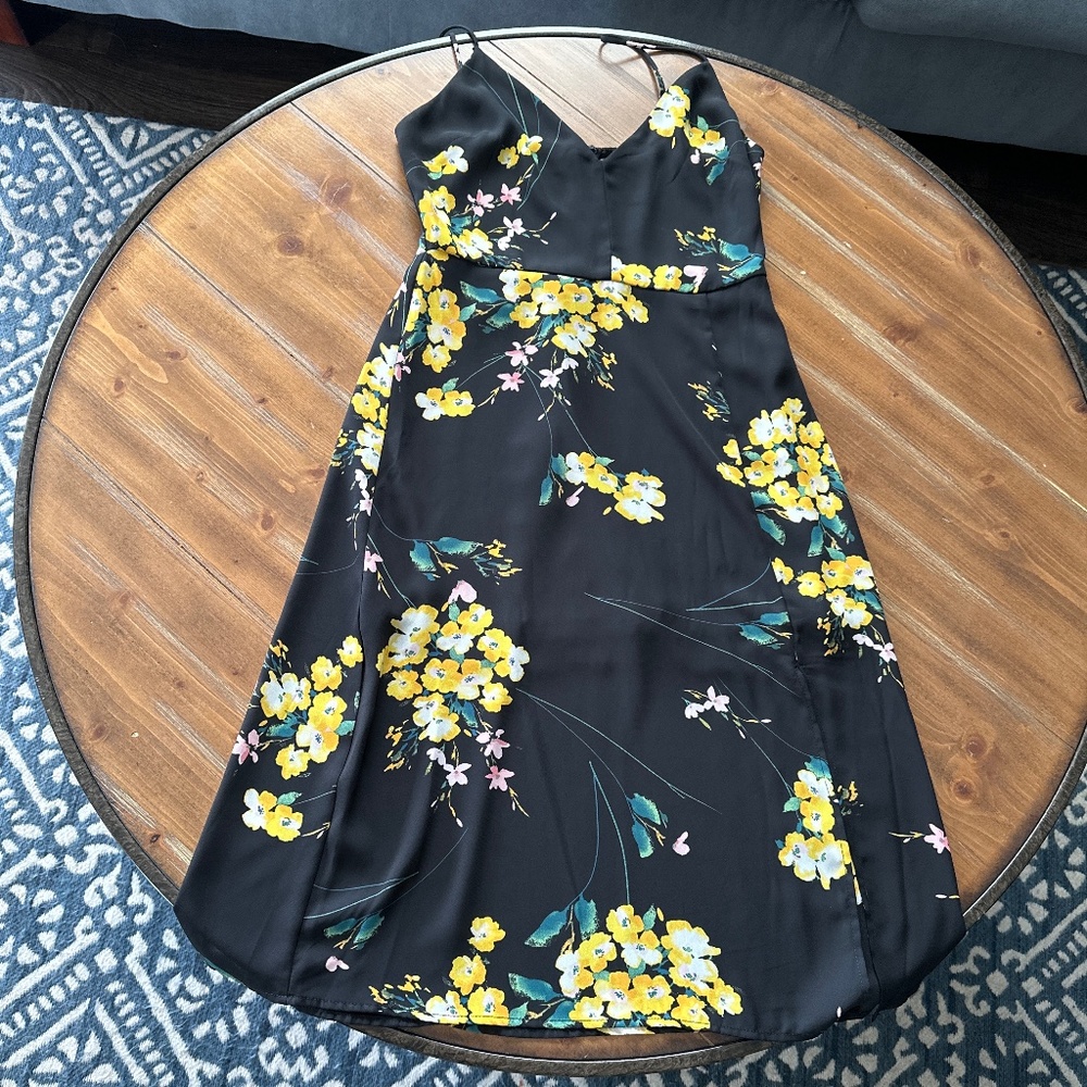 Socialite Spaghetti strap Floral Dress S